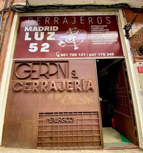 Fotografia tomada fuera de GERPIN Talleres Metalúrgicos S.L - Cerrajería en Madrid, Madrid