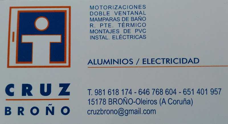 Fotografia tomada fuera de Aluminios Cruz- Broño - Carpintería metálica y de aluminio en Broño, A Coruña