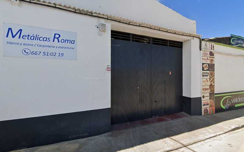 Fotografia tomada fuera de Metálicas Roma - Carpintería metálica y de aluminio en Valdepeñas, Ciudad Real