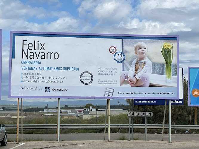 Fotografia tomada fuera de Cerrajería Felix Navarro - Proveedor de ventanas en Linares, Jaén