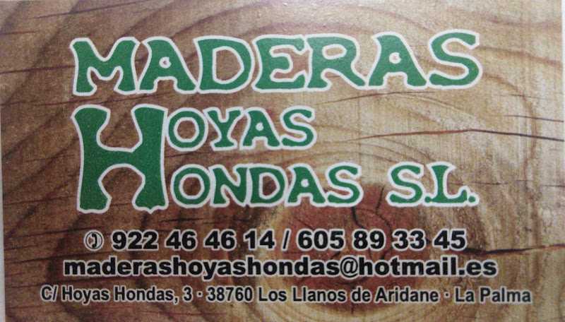 Fotografia tomada fuera de Maderas Hoyas Hondas S.L.U. - Establecimiento de venta de madera en El Paso, Santa Cruz de Tenerife