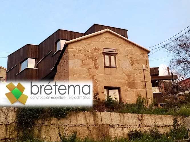 Fotografia tomada fuera de Brétema casas de madera - Carpintería en Vigo, Pontevedra