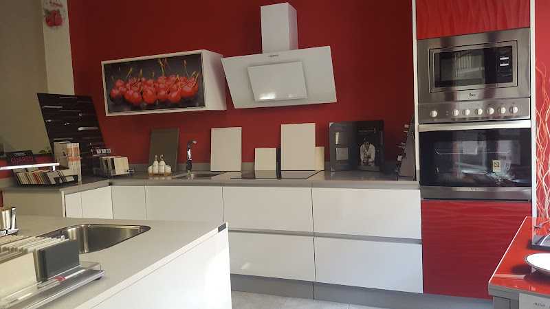 Fotografia tomada fuera de Cocinas Famac - Fábrica de muebles en Villa del Río, Córdoba