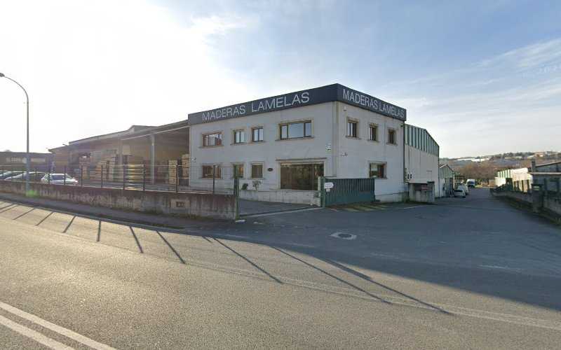 Fotografia tomada fuera de Maderas Lamelas Sl - Empresa maderera en A Telva, A Coruña