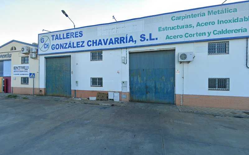 Fotografia tomada fuera de Talleres González Chavarría - Carpintería metálica y de aluminio en Gibraleón, Huelva