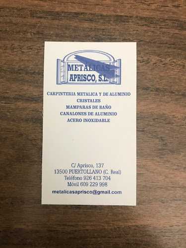 Fotografia tomada fuera de Metalicas Aprisco - Carpintería metálica y de aluminio en Puertollano, Ciudad Real