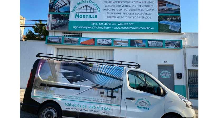 Fotografia tomada fuera de Techos Móviles Montilla SL - Carpintería metálica y de aluminio en Montilla, Córdoba