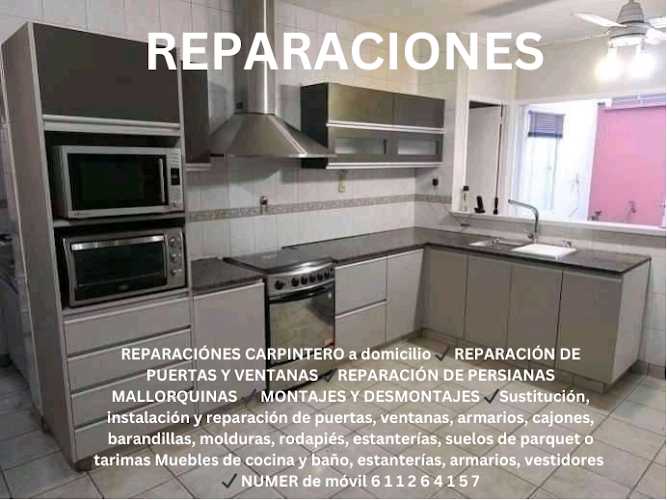 Fotografia tomada fuera de CARPINTERO EN MALLORCA A DOMICILIO TORRES - Carpintero en Palma, Baleares