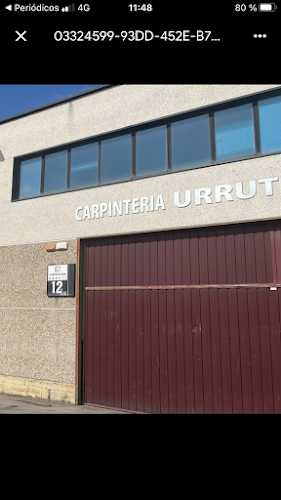 Fotografia tomada fuera de Carpintería URRUTI - Carpintero en Agirre-Aperribai, Vizcaya