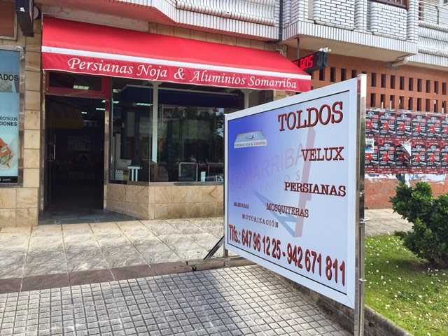 Fotografia tomada fuera de Persianas Noja y Aluminios Somarriba - Proveedor de toldos en Noja, Cantabria