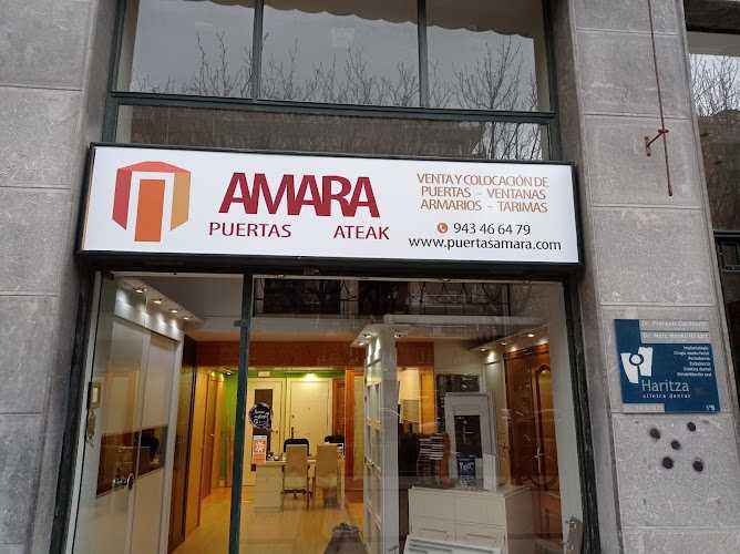 Fotografia tomada fuera de Puertas Amara - Carpintería en Donostia-San Sebastian, Guipúzcoa