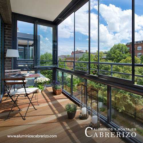 Fotografia tomada fuera de Aluminios y Montajes Cabrerizo - Carpintería metálica y de aluminio en Las Casas, Soria