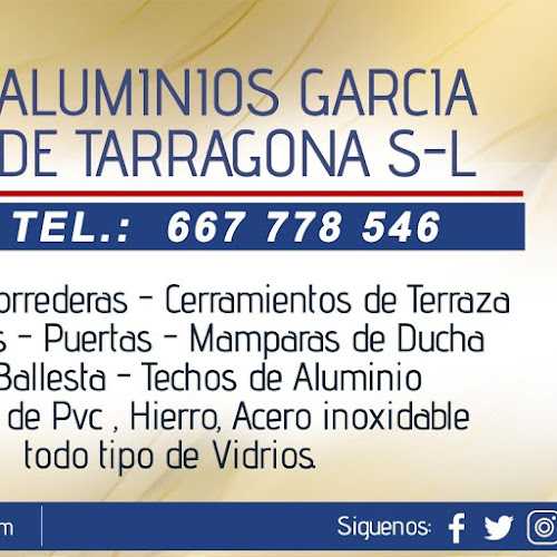 Fotografia tomada fuera de Aluminios Garcia Tarragona SL - Carpintería metálica y de aluminio en La Canonja, Tarragona